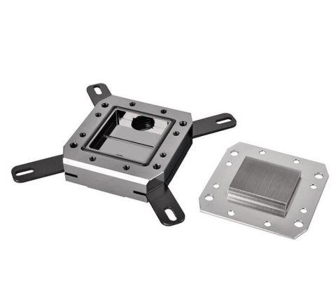 Pacific W1 (G 1/4", miedź) blok wodny CPU - Silver Black Pacific W1 (G 1/4", miedź) blok wodny CPU - Silver Black