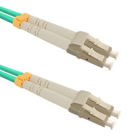 Patchcord światłowodowy LC/UPC-LC/UPC | MM | 50/125 | OM3 | 1m Patchcord światłowodowy LC/UPC-LC/UPC | MM | 50/125 | OM3 | 1m
