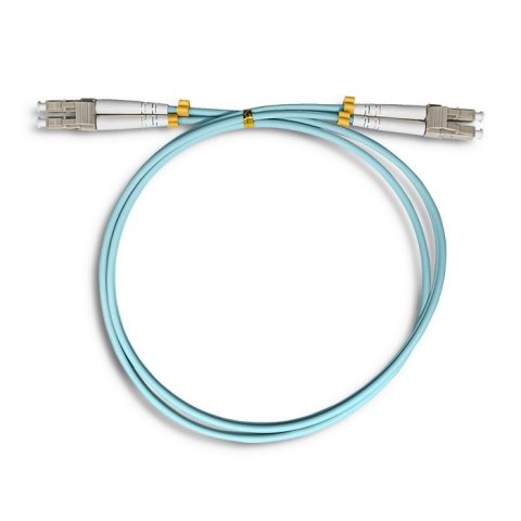 Patchcord światłowodowy LC/UPC-LC/UPC | MM | 50/125 | OM3 | 1m Patchcord światłowodowy LC/UPC-LC/UPC | MM | 50/125 | OM3 | 1m