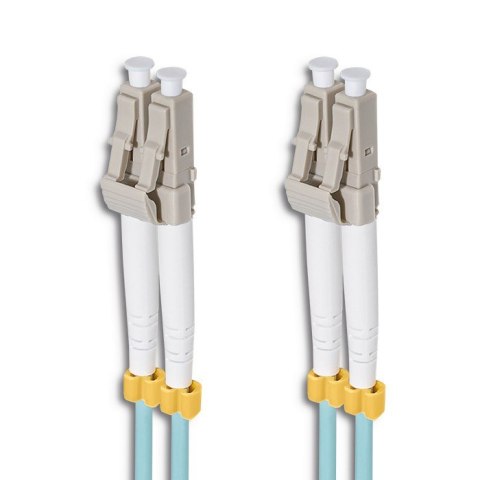 Patchcord światłowodowy LC/UPC-LC/UPC | MM | 50/125 | OM3 | 1m Patchcord światłowodowy LC/UPC-LC/UPC | MM | 50/125 | OM3 | 1m