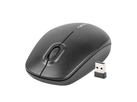 Mysz bezprzewodowa Merlin nano 2.4GHz 1600 DPI czarna Mysz bezprzewodowa Merlin nano 2.4GHz 1600 DPI czarna