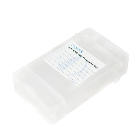 Pudełko ochronne 2xHDD 2.5 cala, transparentne