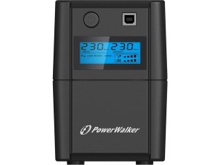 UPS LINE-INTERACTIVE 650VA 2X SCHUKO, RJ11 IN/OUT, USB, LCD
