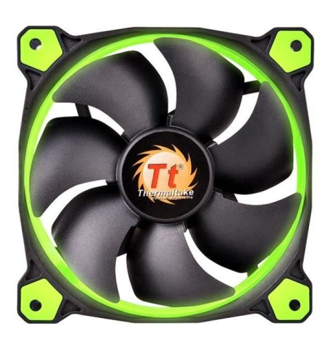 Wentylator Riing 14 LED (140mm, LNC, 1400 RPM) Retail/Box Zielony