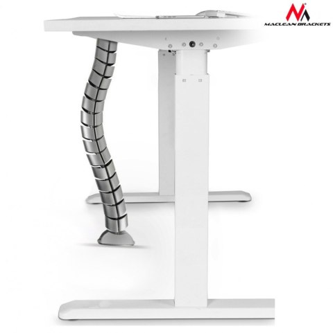 Organizator maskownica kabli do biurka MC-768 S srebrna Organizator maskownica kabli do biurka MC-768 S srebrna