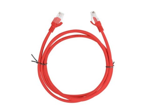 PATCHCORD KAT.5E 1.5M CZERWONY FLUKE PASSED LANBERG