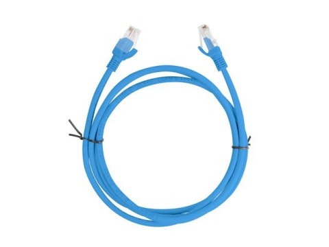 PATCHCORD KAT.5E 1.5M NIEBIESKI FLUKE PASSED LANBERG
