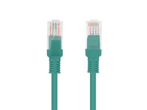 PATCHCORD KAT.5E 1.5M ZIELONY FLUKE PASSED LANBERG