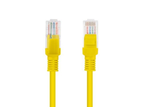 PATCHCORD KAT.5E 1M ŻÓŁTY FLUKE PASSED LANBERG