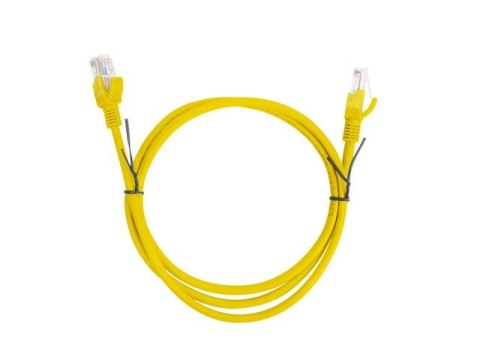 PATCHCORD KAT.5E 1M ŻÓŁTY FLUKE PASSED LANBERG