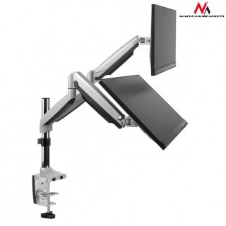 Uchwyt biurkowy na dwa monitory ze sprężyną 13"-32" 9kg MC-765