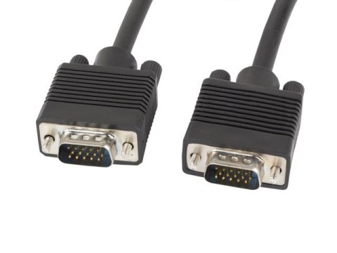 Kabel VGA Ferryt 10M M/M Ekran czarny Kabel VGA Ferryt 10M M/M Ekran czarny
