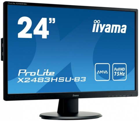 Monitor 23.8 ProLite X2483HSU-B3 AMVA,HDMI,USB,DP,2x2W Monitor 23.8 ProLite X2483HSU-B3 AMVA,HDMI,USB,DP,2x2W