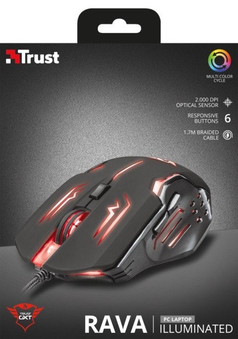 Mysz gamingowa Rava Illuminated GXT 108 Mysz gamingowa Rava Illuminated GXT 108