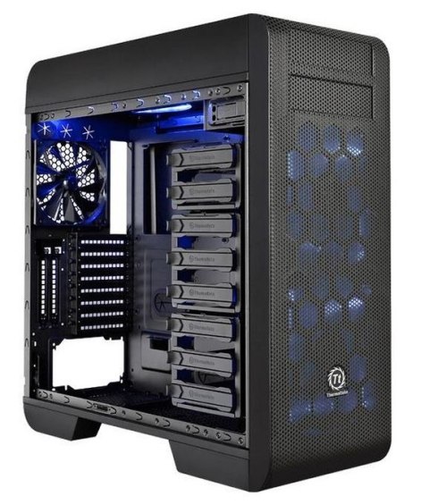 Obudowa Core V71 Tempered Glass - Czarna