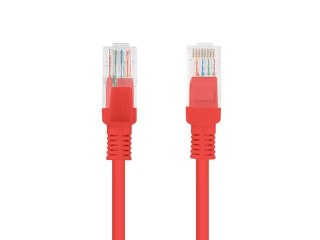 PATCHCORD KAT.6 0.25M CZERWONY FLUKE PASSED LANBERG