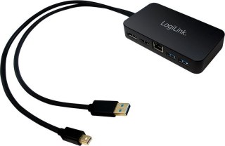 Adapter miniDP do HDMI/ DP/LAN/USB3.0