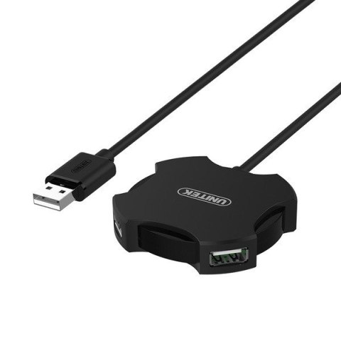 HUB 4x USB 2.0 micro - czarny + OTG; Y-2178 HUB 4x USB 2.0 micro - czarny + OTG; Y-2178