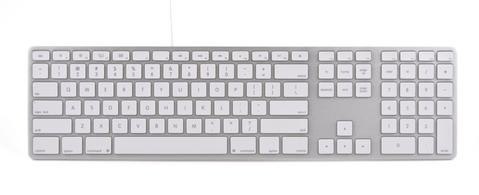 Klawiatura aluminiowa Mac hub 2xUSB srebrna Klawiatura aluminiowa Mac hub 2xUSB srebrna