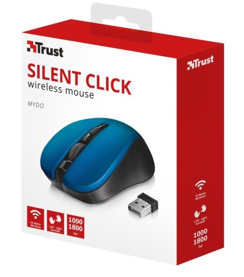 Mydo Silent Click bezprzewodowa mysz niebieska Mydo Silent Click bezprzewodowa mysz niebieska