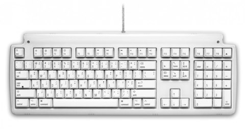 Tactile Pro klawiatura mechaniczna Mac hub 3xUSB biała