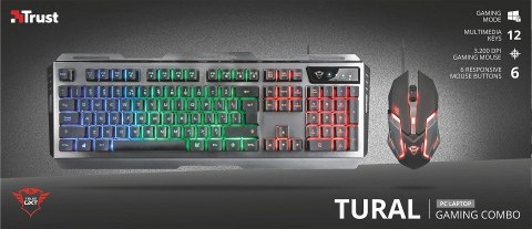 Klawiatura GXT 845 Tural Gaming combo