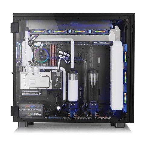 Obudowa View 91 RGB Riing Tempered Glass XL-ATX Super Tower - Czarna Obudowa View 91 RGB Riing Tempered Glass XL-ATX Super Tower - Czarna