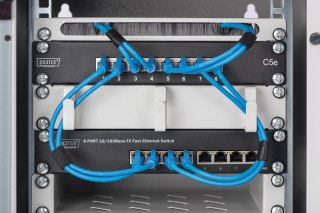 Półka 10 cali 1U 254 mm szara (RAL7035)