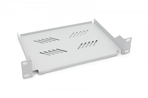Półka do szaf 10" 1U, głębokość 150mm, szara Półka do szaf 10" 1U, głębokość 150mm, szara