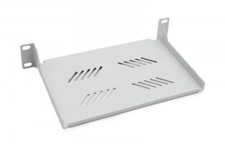 Półka do szaf 10" 1U, głębokość 150mm, szara