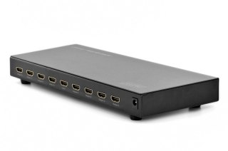 Rozdzielacz/Splitter HDMI 8-portowy, 1080p 60Hz FHD 3D, HDCP 1.2, audio