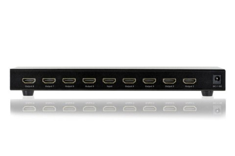 Rozdzielacz/Splitter HDMI 8-portowy, 1080p 60Hz FHD 3D, HDCP 1.2, audio Rozdzielacz/Splitter HDMI 8-portowy, 1080p 60Hz FHD 3D, HDCP 1.2, audio