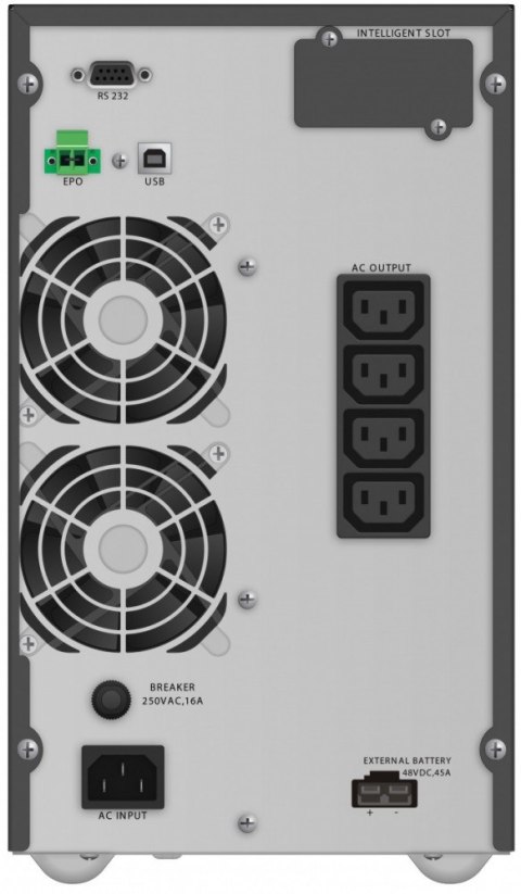 UPS On-Line 2000VA TGB 4x IEC, LCD, EPO, USB/RS-232 Tower UPS On-Line 2000VA TGB 4x IEC, LCD, EPO, USB/RS-232 Tower