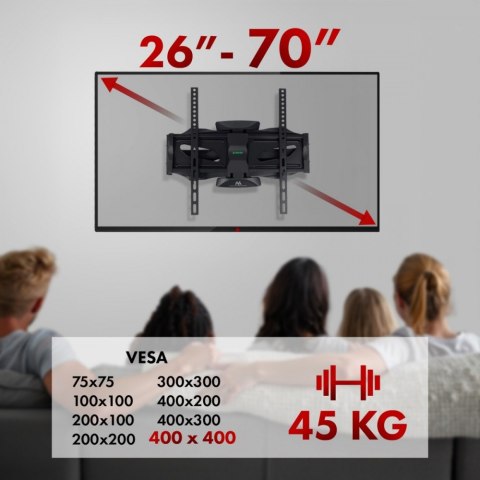 Uchwyt do TV 26-55 cali MC-781 do 45kg