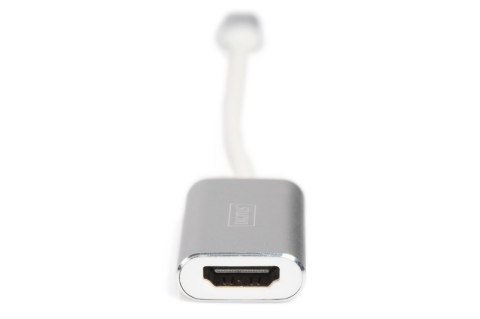 Adapter graficzny HDMI 4K 30Hz UHD na USB 3.0 Typ C, z audio, aluminiowy Adapter graficzny HDMI 4K 30Hz UHD na USB 3.0 Typ C, z audio, aluminiowy