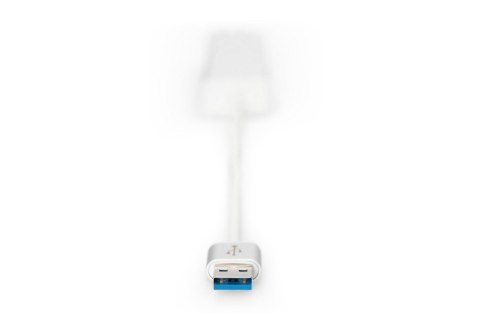 HUB/Koncentrator 3-portowy USB 3.0 SuperSpeed z Gigabit LAN adapter, aluminium