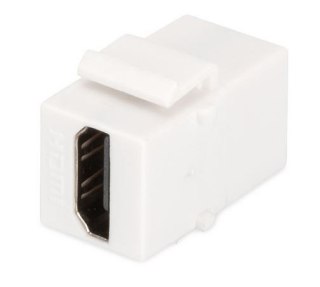 Moduł Keystone HDMI, łącznik do gniazd i pustych paneli, żeński/żeński, Biały