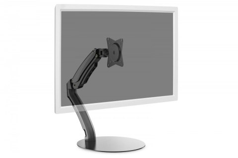 Ramię biurkowe pojedyncze, 1xLCD, max. 27", max. 6.5kg, uchylno-obrotowe 180° (PIVOT) Ramię biurkowe pojedyncze, 1xLCD, max. 27", max. 6.5kg, uchylno-obrotowe 180° (PIVOT)
