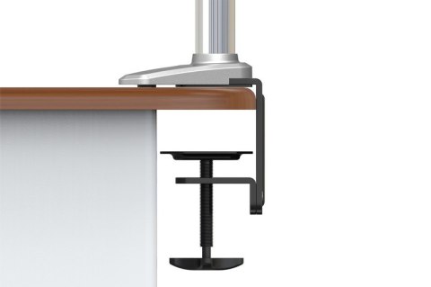 Ramię biurkowe pojedyńcze z zaciskiem, 1xLCD, max. 27", max. 8kg, uchylno-obrotowe 360° (PIVOT) Ramię biurkowe pojedyńcze z zaciskiem, 1xLCD, max. 27", max. 8kg, uchylno-obrotowe 360° (PIVOT)