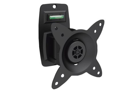 Uchwyt ścienny pojedynczy, 1xLCD, max. 27, max. obciążenie 15kg, obrotowy 360 (PIVOT), poziomnica Uchwyt ścienny pojedynczy, 1xLCD, max. 27, max. obciążenie 15kg, obrotowy 360 (PIVOT), poziomnica