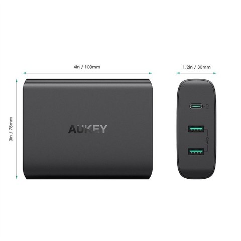 PA-Y12 ładowarka sieciowa 3xUSB Power Delivery 3.0 7.8A 72W PA-Y12 ładowarka sieciowa 3xUSB Power Delivery 3.0 7.8A 72W