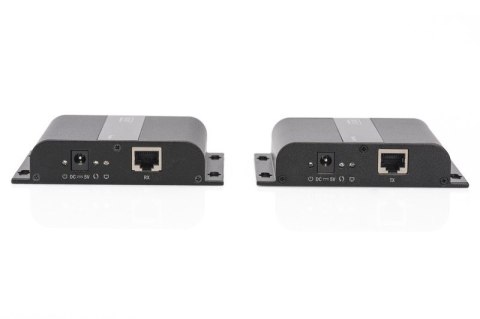 Przedłużacz/Extender HDMI do 120m po skrętce Cat.5e/6 UTP lub IP, 4K 30Hz UHD, z audio (zestaw) Przedłużacz/Extender HDMI do 120m po skrętce Cat.5e/6 UTP lub IP, 4K 30Hz UHD, z audio (zestaw)