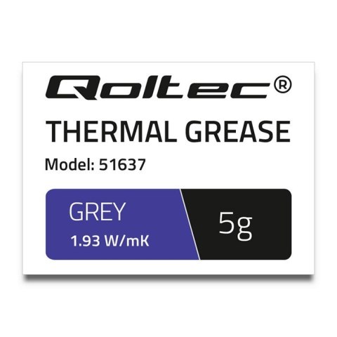 Pasta termoprzewodząca| 1.93W/m-K | 5g | szara Pasta termoprzewodząca| 1.93W/m-K | 5g | szara