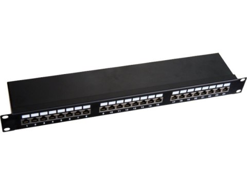 Patchpanel STP kat.5e 19 cali 1U 24xRJ45 LSA Patchpanel STP kat.5e 19 cali 1U 24xRJ45 LSA
