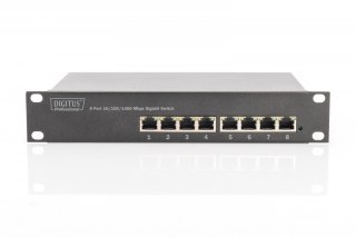 Przełącznik 10 cali Rack 8-portowy Gigabit Ethernet, 8x10/100/1000Mbps