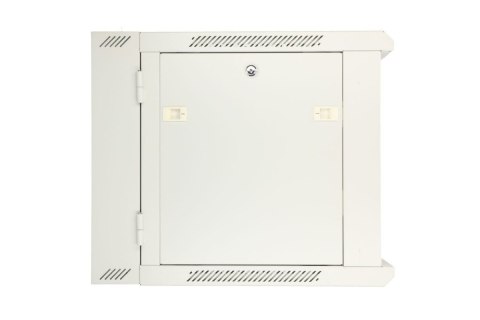 Szafka wisząca rack 12U 600x600 szara dwusekcyjna