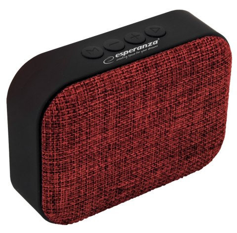 Głośnik Bluetooth FM Samba czerwony Głośnik Bluetooth FM Samba czerwony