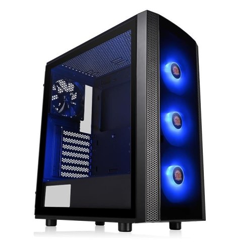 Obudowa Versa J25 RGB szkło hartowane, Czarna Obudowa Versa J25 RGB szkło hartowane, Czarna