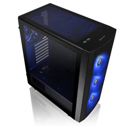 Obudowa Versa J25 RGB szkło hartowane, Czarna Obudowa Versa J25 RGB szkło hartowane, Czarna