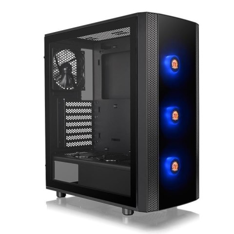 Obudowa Versa J25 RGB szkło hartowane, Czarna Obudowa Versa J25 RGB szkło hartowane, Czarna